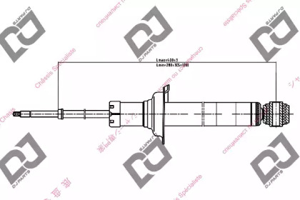 Амортизатор DJ PARTS DS1134GT